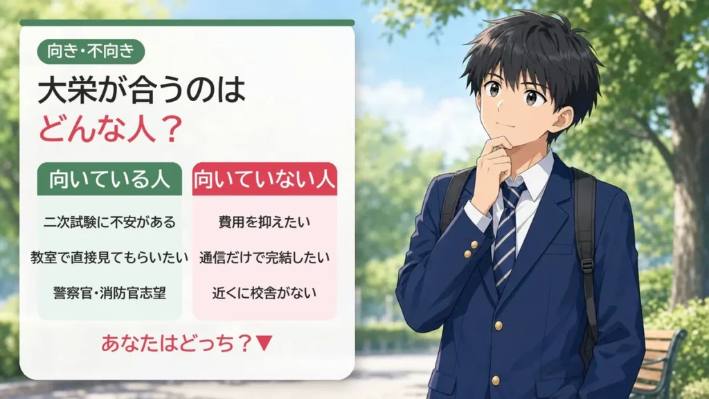 大栄が向いている人と向いていない人