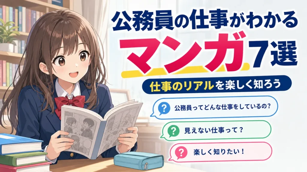 公務員の仕事がわかるマンガ 7選
