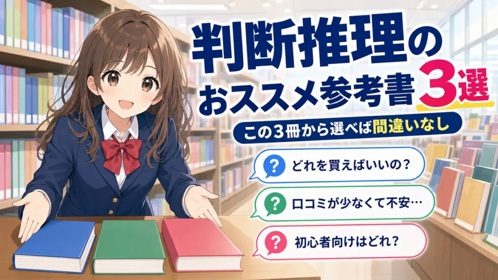 判断推理おススメ参考書3選【高卒公務員試験】 | 【高卒】公務員試験対策室